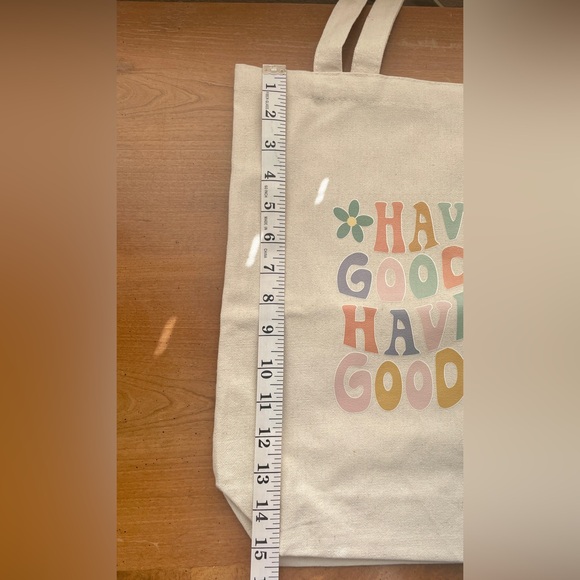 ⭐️NEW⭐️ Cotton canvas tote bag - Picture 4 of 6